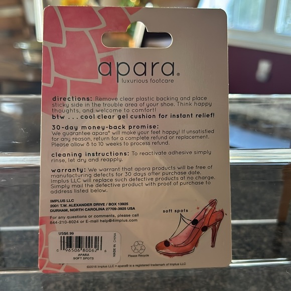 Gel soft spots comfort cushions for heels - Picture 2 of 3